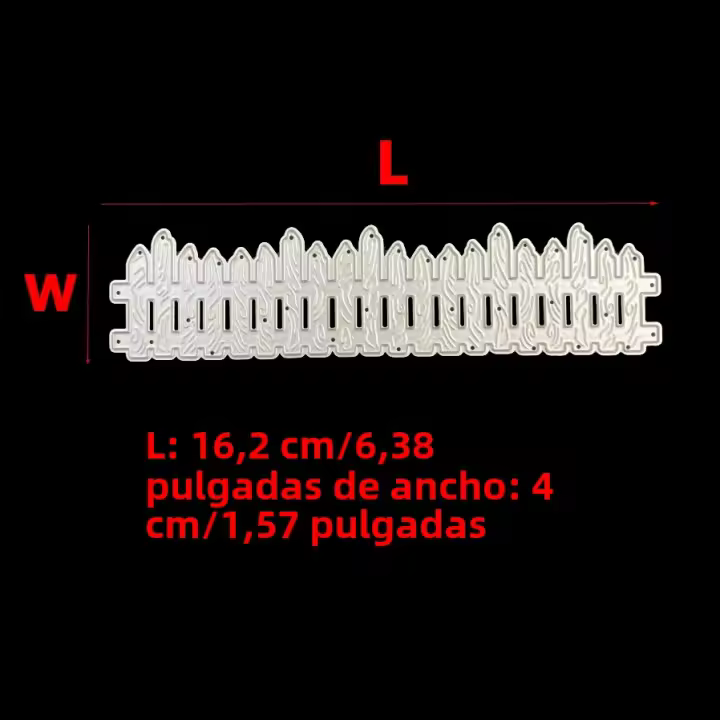 1pc Corte De Metal Para Valla De Madera Herramienta Para Scrapbooking Álbumes De Fotos Creación De Tarjetas Y Manualidades - 1