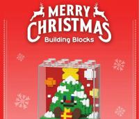Mini Santa Claus De Huiqibao Modelo De Construcción Pequeño Juguete De Bloques DIY Con Set De Árbol Ciervo Y Payaso Para Regalo De Año Nuevo - details 6