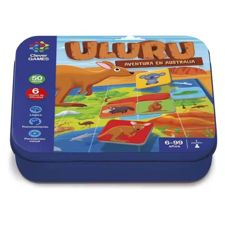 Uluru aventura en Australia juego educativo de lógica con 60 retos CGM004 - 1
