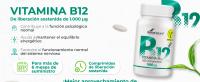Vitamina B12 1000μg Soria Natural - 200 comprimidos para +6 Meses - Indicado para cansancio, fatiga, regular sistema nervioso - details 0