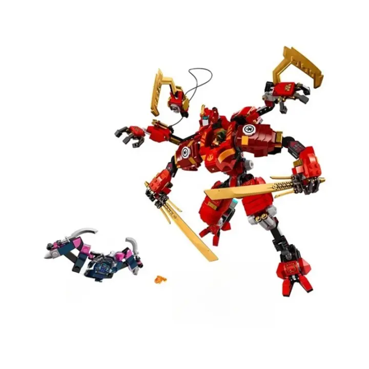 Bloques De Construcción Creativos Ninja Mecha 685pcs Modelo De Ninja Escalador Juguetes Para Niños Regalo De Navidad - 1