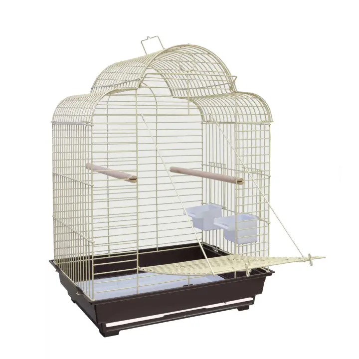 Jaula Ninfa Beige/marrón 71x41x52 cm - 1