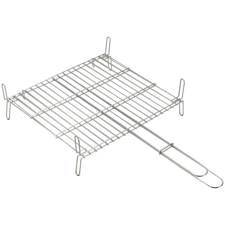 Sauvic Doble Parrilla 20x20 Cm Plateado - 1