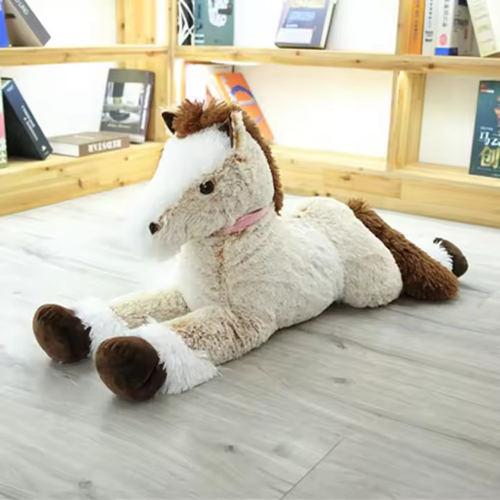 Muñeco De Peluche De Caballo Grande Para Niños Y Niñas Regalo De Cumpleaños Juguete De Animal De Peluche Suave Para El Hogar - 1