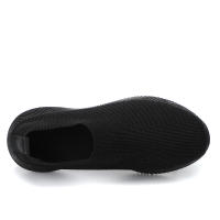Zapatos Casuales Para Mujer Transpirables Moda Zapatos Planos De Caminar Negros Slip on Ligeros Para Correr - details 4