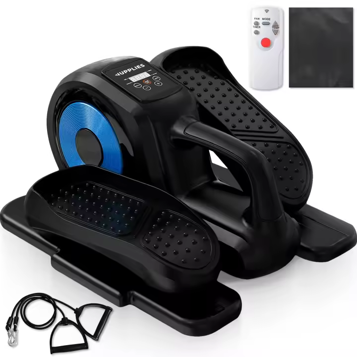 JUPPLIES Mini Eliptica Electrica de Fitness para Casa - Pedaleador Electrico Control Remoto 12 Velocidades - 1