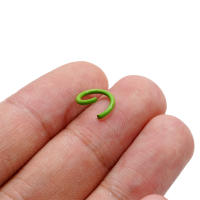100Pcs Anillos De Salto Abiertos Colores 1.2x10mm Para Creación De Joyas DIY Accesorios Y Suministros De Metal Para Manualidades - details 8