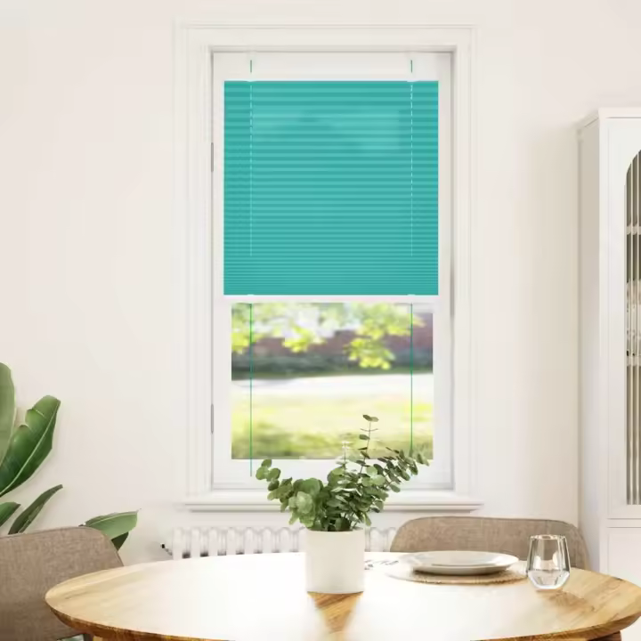 Estor Plisado verde petróleo 55x100 cm Tela Ancho 54,4 cm - 1