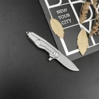 Cuchillo De Bolsillo Miniatura Plegable Con Hoja De Acero D2 Y Mango De Acero Inoxidable Multifuncional Para Rescate Al Aire Libre Ligero Y Portátil - details 5