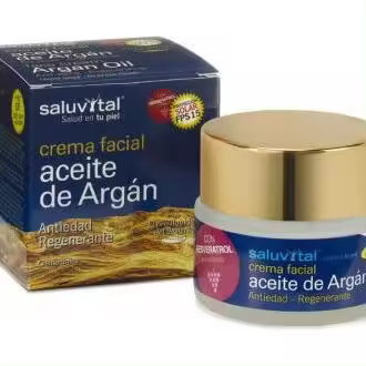 Saluvital Crema Facial Aceite Argan 50Ml - 1