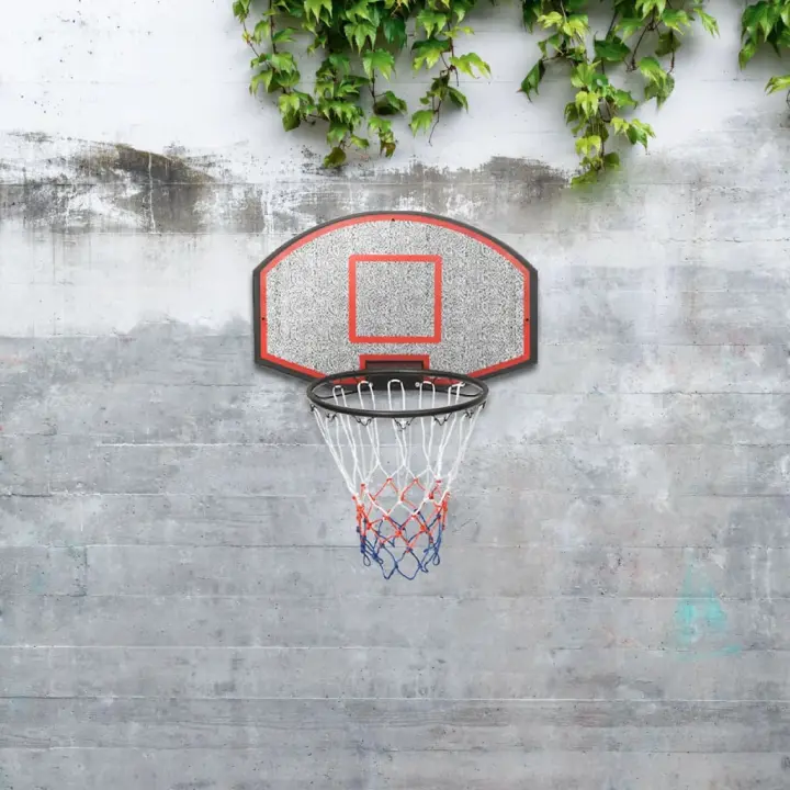 vidaXL Tablero de baloncesto polietileno 71x45x2 cm aro de baloncesto Color Blanco,  Negro, y mas - 1