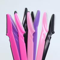 30Pcs/Bote Cepillo De Cejas Con Contenedor Afeitadora De Cejas Segura Herramientas De Corte Para Eliminación De Vello - details 3