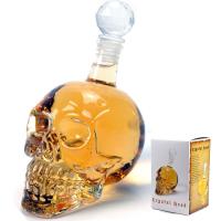 MAC EMBALAJES Botella Calavera de 1 litro de capacidad con tapon tipo diamante, en una caja de exquisito diseño - details 0