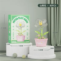 Bloques De Construcción Micro Para Decoración De Hogar Y Jardín Regalo De Navidad Para Niños Juguetes Educativos Creativos Con Plantas Y Flores - details 2