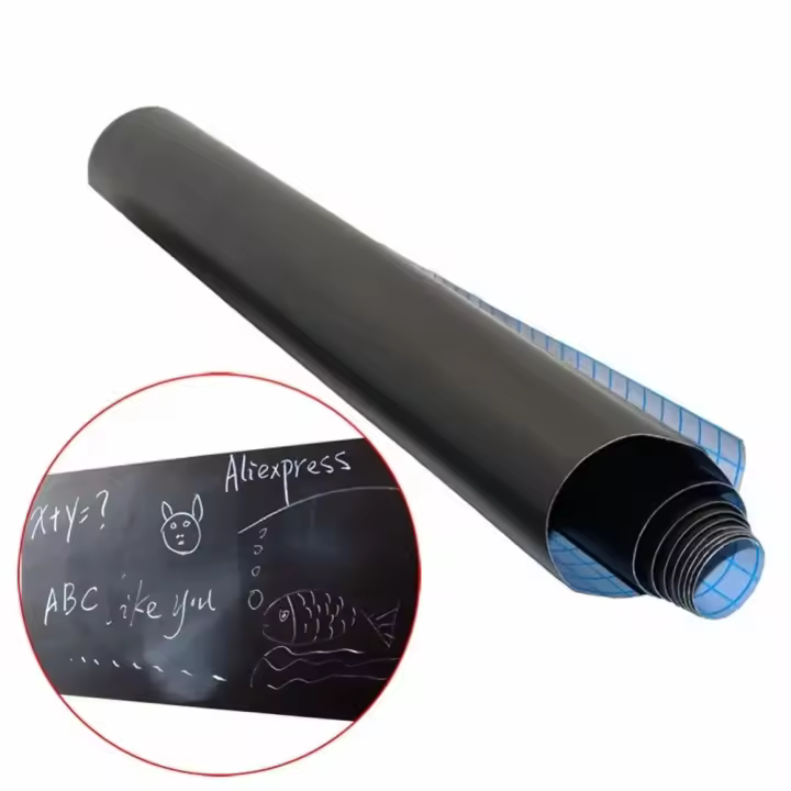Pegatina De Pizarra De Vinilo 45cm X 100cm Desmontable Desechable Para Decoración De Hogar Y Oficina Regalo DIY Para Niños Suministros De Aprendizaje Y Presentaciones - 1