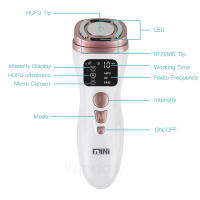 Mini Dispositivo Hifu 2024 Para Levantamiento Facial EMS Masajeador De Rostro Microcorriente Herramientas De Cuidado De La Piel Antiarrugas Y Rejuvenecimiento - details 4