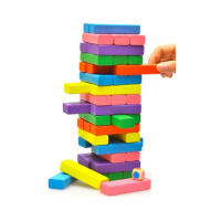 juegos de mesaTower para niños y adultos, juego de apilamiento de mesa de 54 piezas para juegos familiares nocturnos clásicos, - details 2