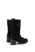 Paloma Wang Botas de Gamuza Beige con Tacón Medio - details 7
