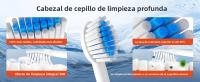 Cepillo De Dientes Eléctrico IPX7 Impermeable Con Cabeza De Limpieza High Frequency USB Recargable 6 Modos De Limpieza Para Blanqueamiento Y Masaje De Dientes - details 3