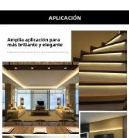 Tira De Luz LED COB CCT 10M 624 LEDs/m Alta Densidad Flexible 5mm Luz LED Lineal Dimmable 3 Cables DC24V 2700K a 6500K Para Sala De Estar - details 16