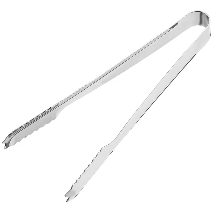 Stainless Steel Ice Tong, 7" Length - 1
