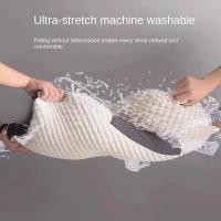 Almohada Ortopédica Para Dormir Con Masaje SPA Almohada De Fibra De Soja Que Protege La Columna Cervical Y Ayuda a Dormir Poliéster 100% Tamaño Rectangular - details 3