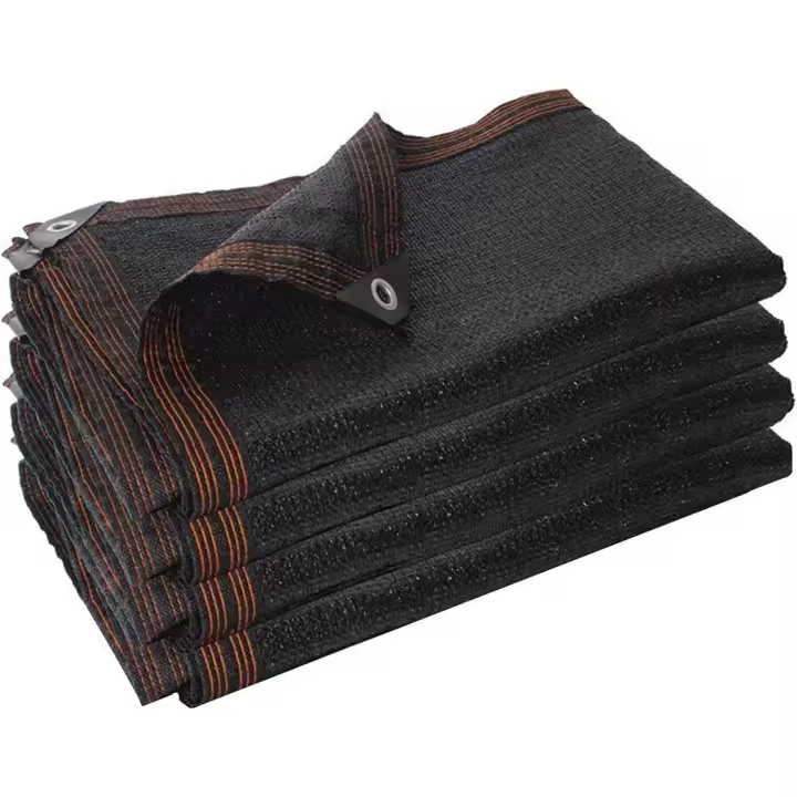 Red de Sombra para Protección solar, Tela Negra con Protección UV, Red de Sombra para Exterior con ojales para patio, Porche, swimming pool, proteger plantas, Flores (tamaño:) 4x12m/13,12x39.3ft Lámpara de pared exterior - 1