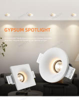 Lámpara De Tubo De Yeso Integrado GU10 LED Antirreflejo Sin Marco Para Iluminación De Techo Sala De Estar Dormitorio Pasillo - details 0