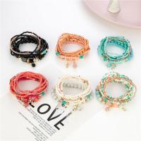 Pulsera Bohemia Colorida De Granos De Arroz Para Mujer Y Hombre Joyería Étnica De Cadena De Bolas Hechas a Mano Regalo De Verano - details 7
