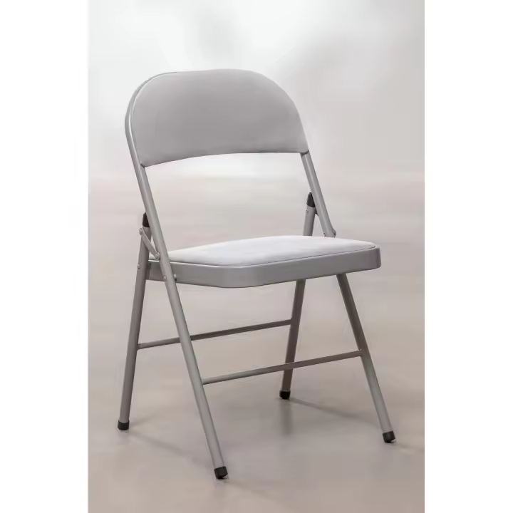 ORION91oficial® - Silla Plegable ARIES Terciopelo Gris Perla, Comedor Oficina Salón Teletrabajo Cocina - spaziOrion91 - 1