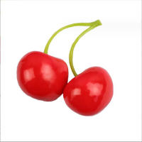 10/20Pcs Artificial Cereza Falsa Modelo De Fruta Para Pastel Decoración De Mesa Para Fiestas Y Fotografía De Alimentos Decoración De Hogar Y Hotel - details 10