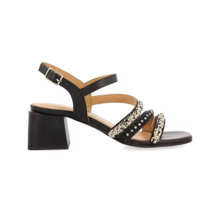 Gioseppo 72131 Sandalias de tacón BALAO para mujer en negro de piel vegana - 1