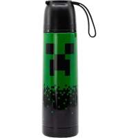 Termo de acero térmico Minecraft 495ml con vaso - details 0