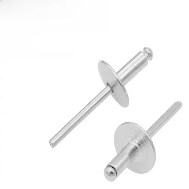 Clavos De Cabeza Redonda Para Aleación De Aluminio Y Acero Gran Rosca Mandril Rompe Fuente De Alimentación M4.8 3/16 Piezas - 1