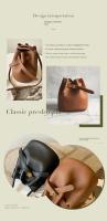 Nueva Bolsa De Hombro Para Mujer 2024 Con Patrón De Lichí Cierre De Cilindro Bolso Pequeño Para Móvil Bolsa Cruzada - details 0
