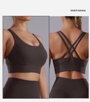Vnazvnasi Top Deportivo Para Mujer Ropa De Gimnasio Sujetador De Yoga Top De Gimnasio Sujetador Sin Cierre Secado Rápido Nylon - details 13