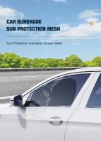 Protector Solar Para Coche Cortina De Ventana Malla Visera De Verano Protección UV Cortina De Ventana Trasera Fiel Al Tamaño - details 0