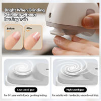 Cortauñas Y Pulidora De Uñas Inalámbrica 2en1 Para Adultos Y Niños Máquina Portátil Para Uñas De Dedos Y Pies Cortador De Uñas - details 2