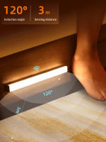 Luz Nocturna LED Con Sensor De Movimiento Recargable Por USB Luz De Armario Escalonera Para Cocina Forma Rectangular - details 0