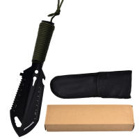 Shovel Multifuncional De Sobrevivencia Para Camping Y Senderismo Herramienta De Jardín Portátil De Acero Inoxidable - details 1