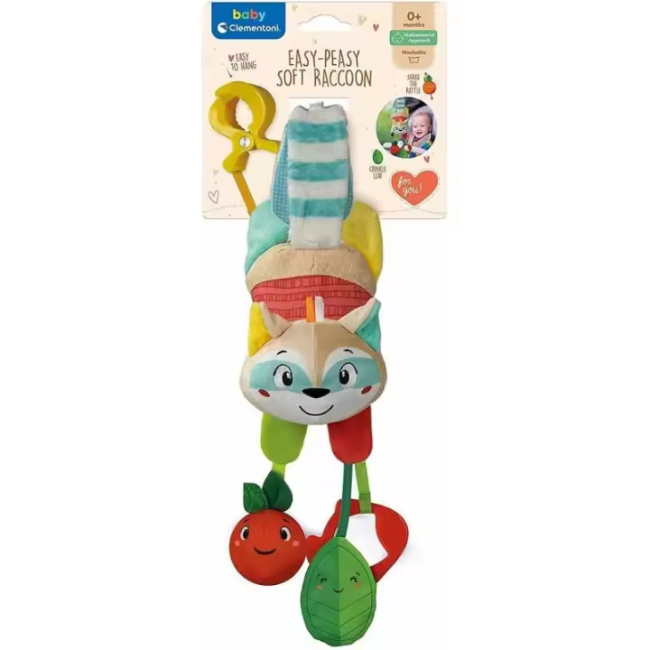Mapache Actividades Peluche de Clementoni - 1