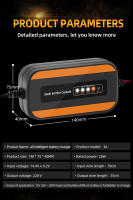 Cargador De Batería Automático EAFC 12V 3A Para Coche Con Pantalla LCD Mantenedor De Batería Para Motocicleta Y Vehículos Con Baterías Húmedas O Secas - details 9