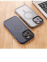 Funda De Carga Inalámbrica Magnética Magsafe Para iPhone 15 14 plus 13 12 11 pro Max Matte Antichoque Bumper Armadura Cubierta Rígida - details 13