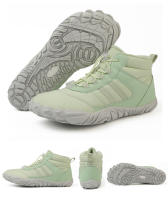 Zapatos De Camuflaje Unisex Para Invierno Impermeables Con Lining De Piel Algodón Caliente Para Senderismo Y Caminar En La Naturaleza - details 27