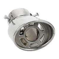Pipe De Escape Para Coche Redondo Universal Muffler De Acero Inoxidable Accesorio De Coche 1PCS Posición De Montaje En La Parte Trasera - details 2