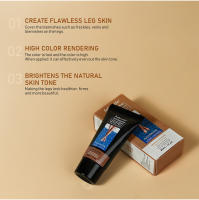 Crema para piernas, crema para piernas, cubierta de cicatrices en piernas y cuerpos, maquillaje impermeable, color de piel uniforme, crema para piernas negras, maquillaje para piernas impermeable y sin transferencia(3pcs) - details 5