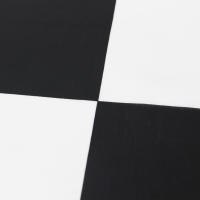 Bandera Cuadrada Chequera Negra Y Blanca De 90x150cm Para Decoración Material Poliéster Estilo Colgante Personalizable - details 2