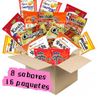 Fideo Instantaneos Ramen Corea y Japon,  NONGSHIM/ BULDAK/NISSIN,16 /18Paquetes , Rapokki/ Topokki de Corea, pasteles de arroz - details 4