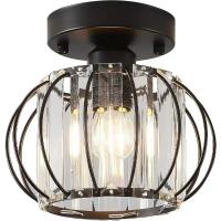 Luz De Techo Moderna Y Vintage En Oro Y Negro Con Vidrio Y Acero Luces De Lujo Para Decoración De Sala De Estar Cocina Fijador De Luz Decorativo - details 4