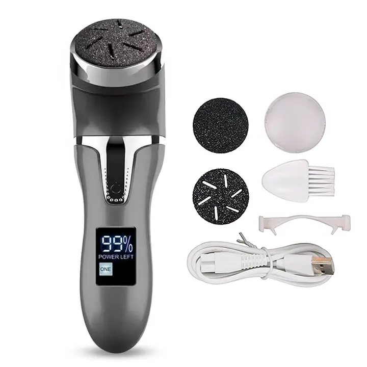 Kit eléctrico para eliminar callos de los pies, Lima portátil recargable para piel seca, agrietada y muerta, herramientas de pedicura - 1